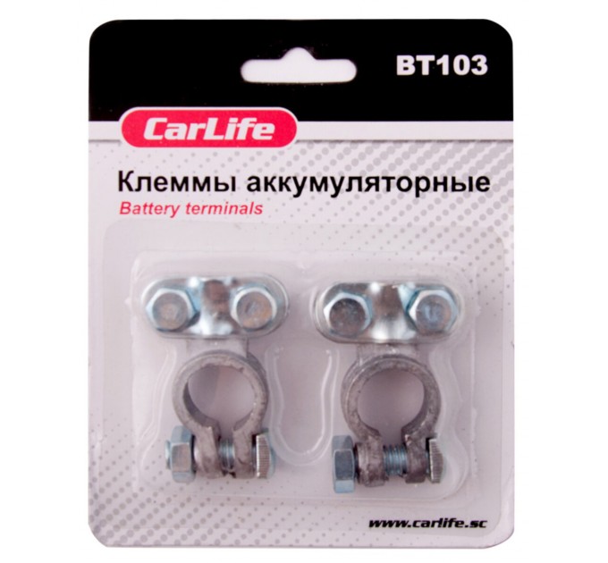 Клеми АКБ Carlife, свинець BT103, ціна: 118 грн.