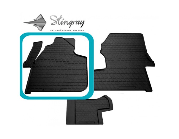 Volkswagen Crafter (2006-2016) (1plus2) килимок передній лівий (Stingray), ціна: 1 495 грн.