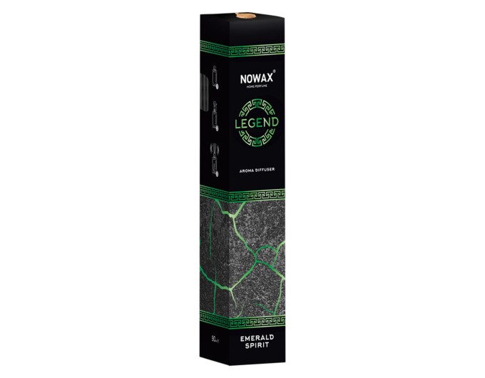 Аромадиффузор с палочками Nowax Legend - Emerald Spirit 90мл, цена: 315 грн.