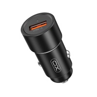 Автомобильное зарядное устройство XO CC54 USB QC3.0 18W черный