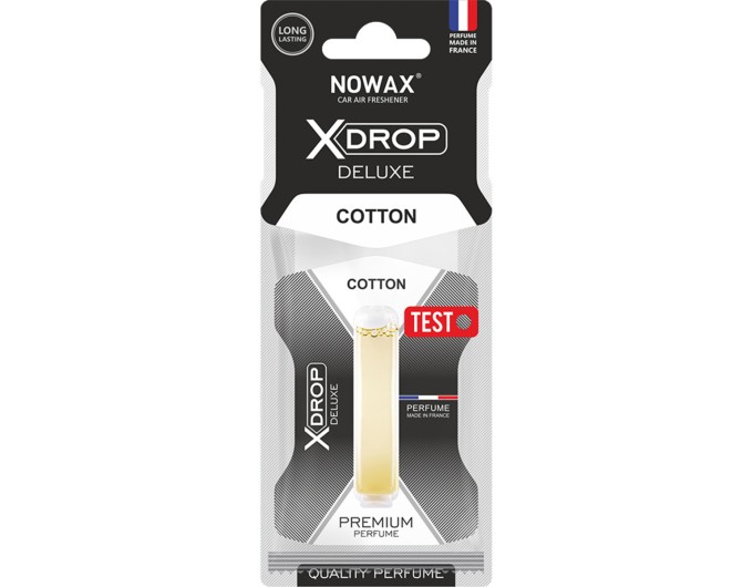 Ароматизатор целюлозний з капсулою Nowax серія X Drop Deluxe - Cotton, ціна: 80 грн.