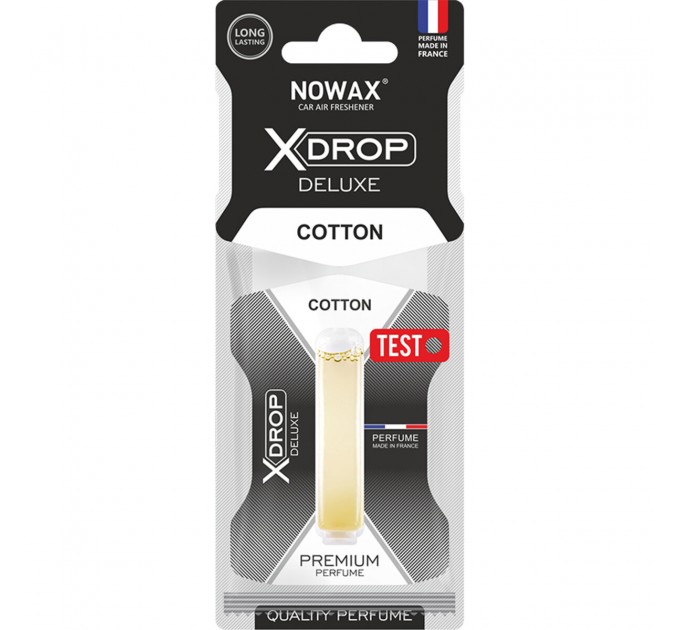 Ароматизатор целлюлозный с капсулой Nowax серия X Drop Deluxe - Cotton, цена: 76 грн.