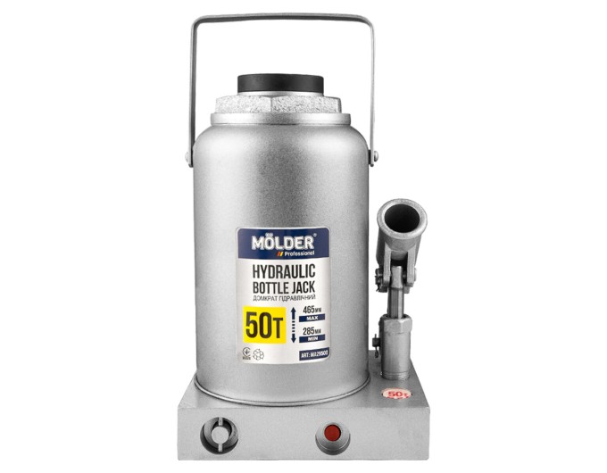 Домкрат гідравлічний пляшковий Molder 50т 285-465мм, ціна: 4 957 грн.