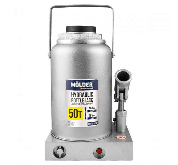 Домкрат гідравлічний пляшковий Molder 50т 285-465мм, ціна: 4 087 грн.