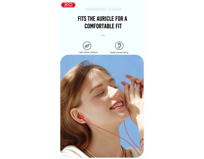 Наушники проволочные XO EP57 Crown In-Ear черные, цена: 69 грн.