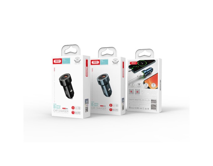 Автомобильное зарядное устройство XO CC32 PD+QC3.0 20W USB + Type-c синий, цена: 249 грн.