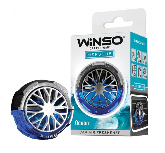 Освіжувач повітря Winso Merssus на дефлектор з регулюванням інтенсивності 18мл Ocean, ціна: 189 грн.