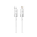 Кабель XO Brushed Silicone USB to Lightning 6A 1м білий, ціна: 199 грн.