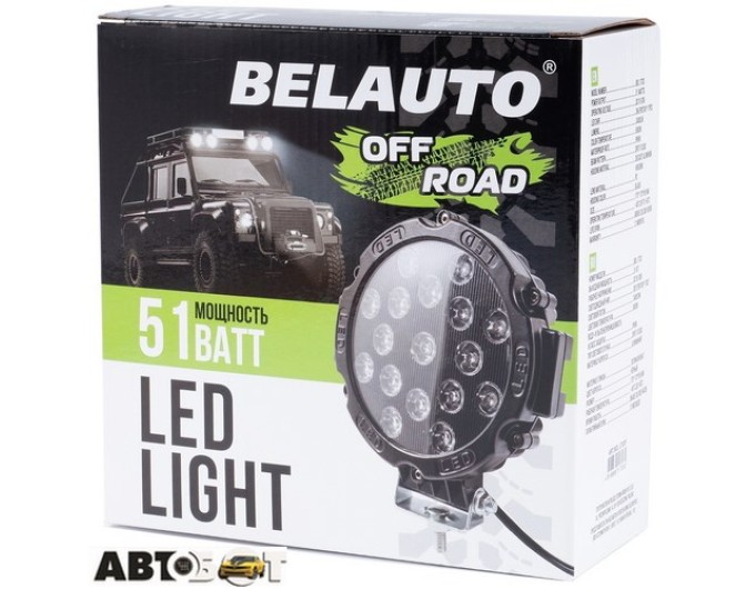 Світлодіодна фара БЕЛАВТО EPISTAR Spot LED BOL1703S, ціна: 713 грн.