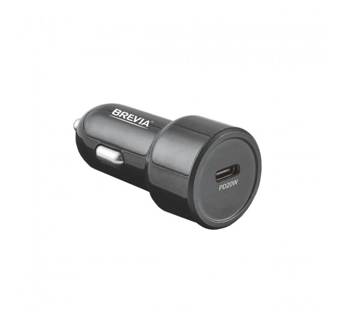 Автомобильное зарядное устройство Brevia ePower TurboCharge 20W 1xUSB-C черный, цена: 177 грн.