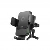 Держатель телефона автомобильный XO с беспроводной зарядкой WX041 Dual Arm Air Outlet 15W Wireless черный, цена: 499 грн.