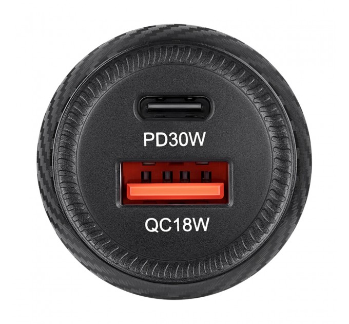 Автомобильное зарядное устройство для Brevia ePower Dual Carbon 48W 1xUSB-C+1xUSB-A, цена: 260 грн.