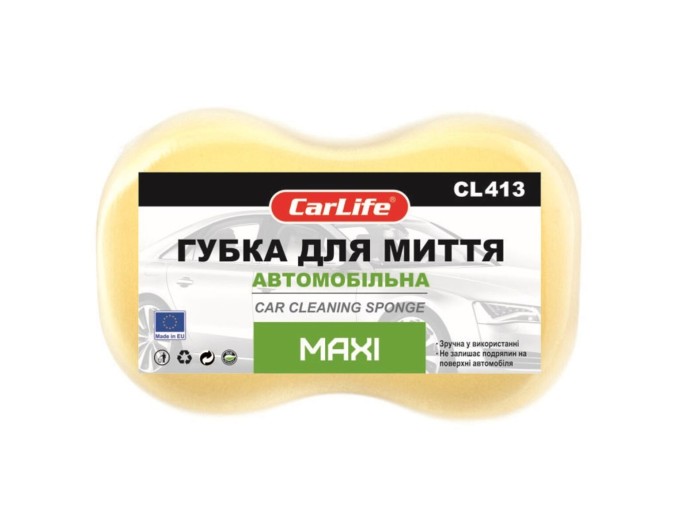 Губка для миття авто CarLife Maxi, ціна: 74 грн.