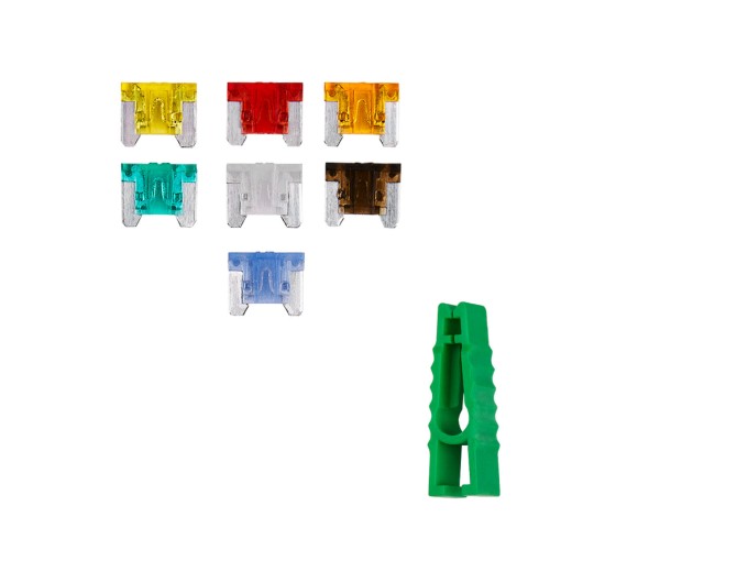 Набір запобіжників Molder "Mini Low Profile" (5А,7,5А,10А,15А,20А,25А,30А), 10шт, ціна: 31 грн.