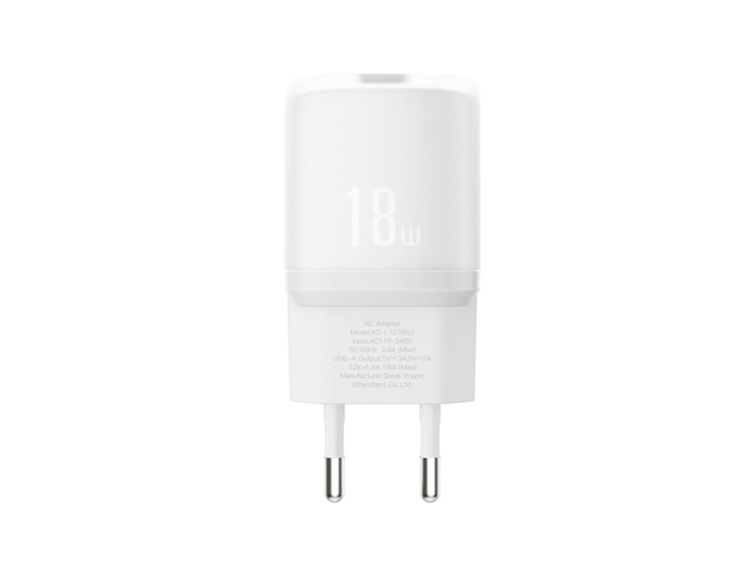 Сетевое зарядное устройство XO L157 QC3.0 18W белый, цена: 169 грн.