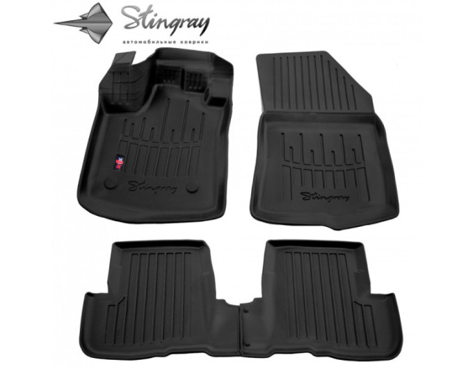 Renault Lodgy(2012-2022) комплект 3D ковриков с 4 штук (Stingray), цена: 1 870 грн.