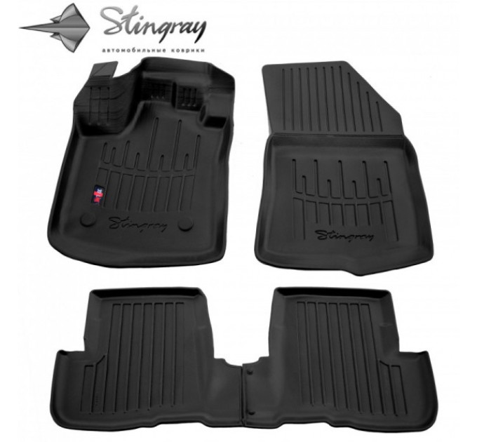 Renault Lodgy(2012-2022) комплект 3D ковриков с 4 штук (Stingray), цена: 1 287 грн.