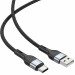 Кабель Winso Pro USB для Type-C TPE+плетение 1м черный, цена: 100 грн.
