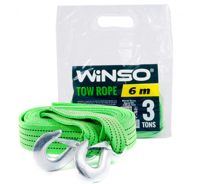 Буксирувальний трос Winso 3т, 6м, ціна: 267 грн.