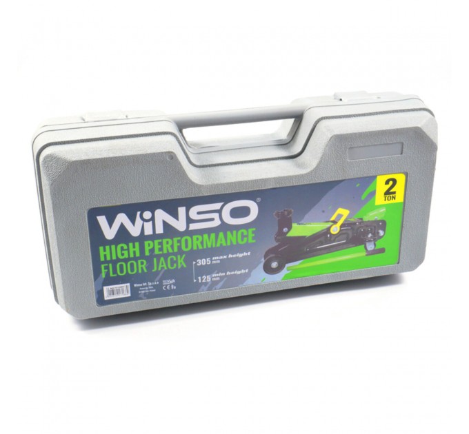 Домкрат гідравлічний підкатний Winso 2т 125-305мм у кейсі, ціна: 1 641 грн.