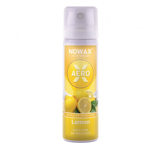 Ароматизатор Nowax X Aero Lemon, 75ml у вигляді спрею, ціна: 150 грн.