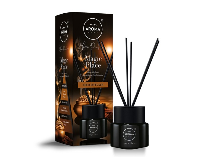 Аромадифузор с палочками Aroma Home Black Series Sticks - Magic Place 100мл, цена: 452 грн.