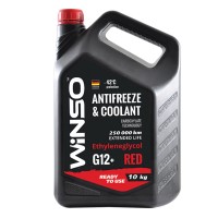 Антифриз Winso Antifreeze & Coolant Red G12+ -42°C червоний готовий 10кг