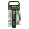Профессиональный набор торцевых головок с трещоточкой и удлинителем Winso Pro CR-V 1/4" 72Т 28шт, цена: 708 грн.