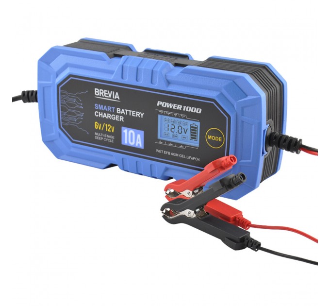 Зарядний пристрій АКБ Brevia Power 6/12В 200А·год 10А, ціна: 2 595 грн.