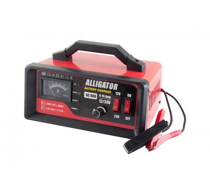 Зарядное устройство АКБ Alligator 12/24В 150А·час 15А, цена: 1 885 грн.