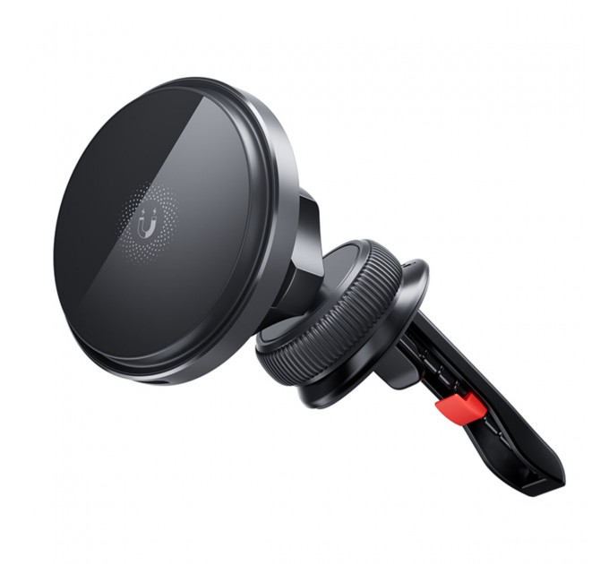 Держатель телефона автомобильный XO с беспроводной зарядкой CX015 15W Magnetic Car Air Outlet Wireless черный, цена: 590 грн.