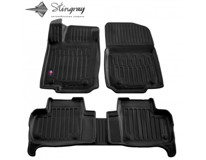 Mercedes benz X166 GLS (2015-2019) комплект 3D ковриков с 5 штук (Stingray), цена: 1 870 грн.