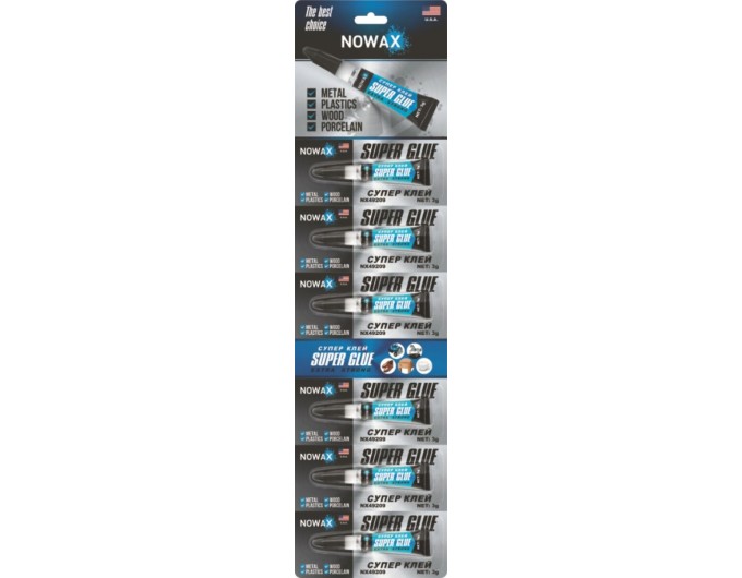 Суперклей Nowax Super Glue 3 г, цена: 72 грн.