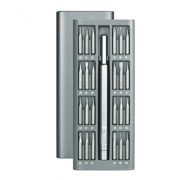 Викрутка Brevia з комплектом насадок для точних робіт 24в1, ціна: 540 грн.