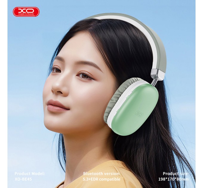 Беспроводные наушники XO BE45 Beiguo зеленые, цена: 539 грн.