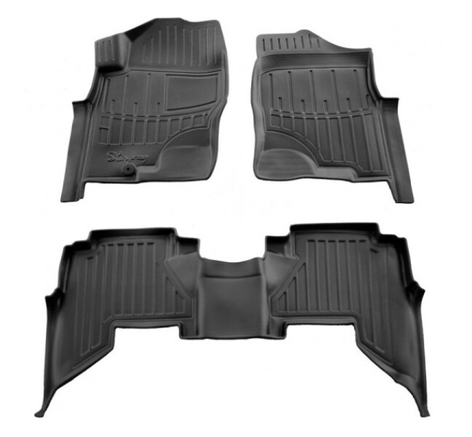 Nissan Pathfinder III (R51) (2005-2010) комплект 3D ковриков с 3 штук (Stingray), цена: 1 700 грн.