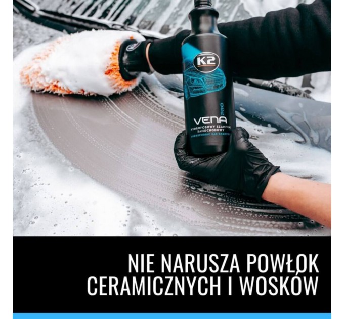 Шампунь K2 Vena Pro автомобильный гидрофобный 1л, цена: 466 грн.