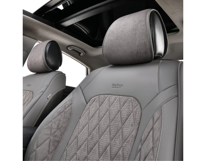 Комплект, 3D чохли для передніх сидінь Beltex Malibu, grey 2шт, ціна: 3 398 грн.