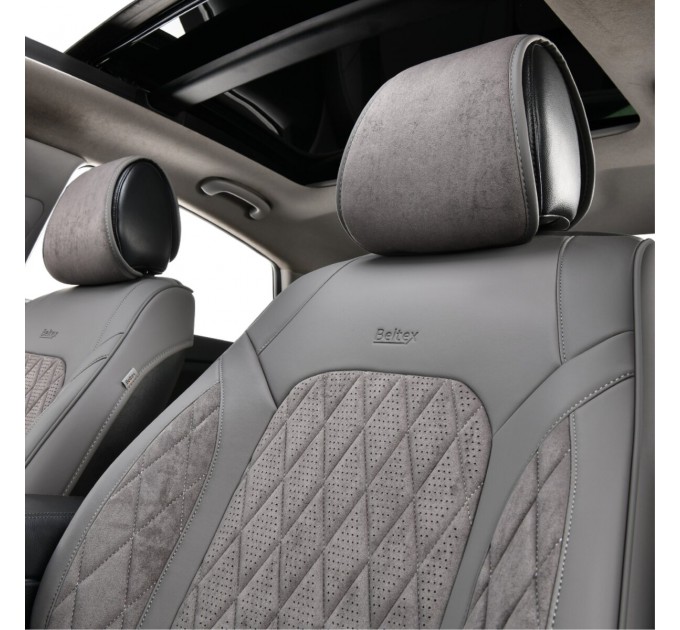 Комплект, 3D чохли для передніх сидінь Beltex Malibu, grey 2шт, ціна: 3 398 грн.