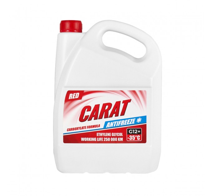 Антифриз Carat Red G12+ червоний готовий 4,3кг, ціна: 401 грн.
