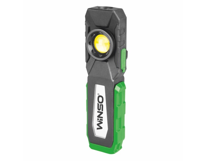 Фонарь портативный Winso 500Lm, 10W COB+3W, 2000mAh, белый/красный, цена: 836 грн.