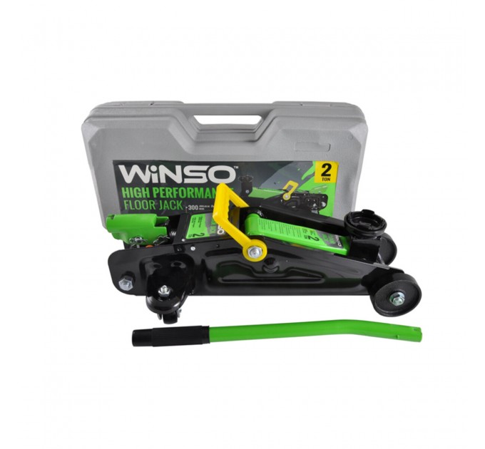 Домкрат гідравлічний підкатний Winso 2т 125-300мм у кейсі, ціна: 1 230 грн.