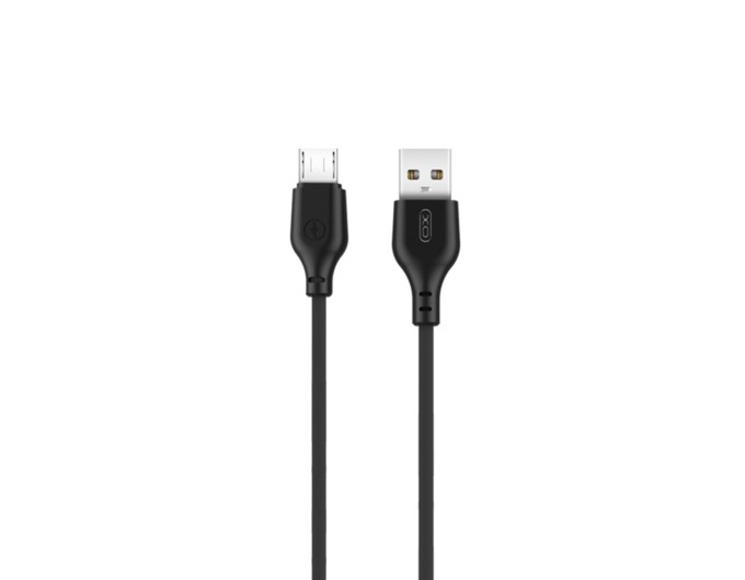 Кабель XO USB to Micro USB 2,1А 1м чорний, ціна: 79 грн.