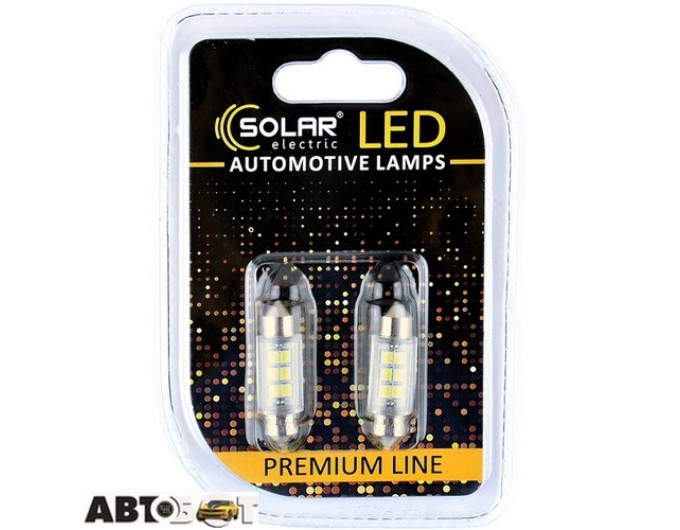 LED лампа SOLAR SV8.5 T11x36 24V 6SMD 2835 white SL2550 (2 шт.), ціна: 58 грн.