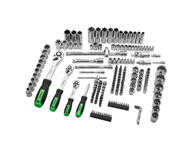Профессиональный набор инструментов в кейсе Winso Pro 1/2", 1/4", 3/8" 72T, CR-V, 171ед., цена: 5 378 грн.