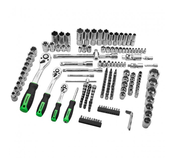 Професійний набір інструментів в кейсі Winso Pro 1/2", 1/4", 3/8" 72T, CR-V, 171од., ціна: 5 378 грн.