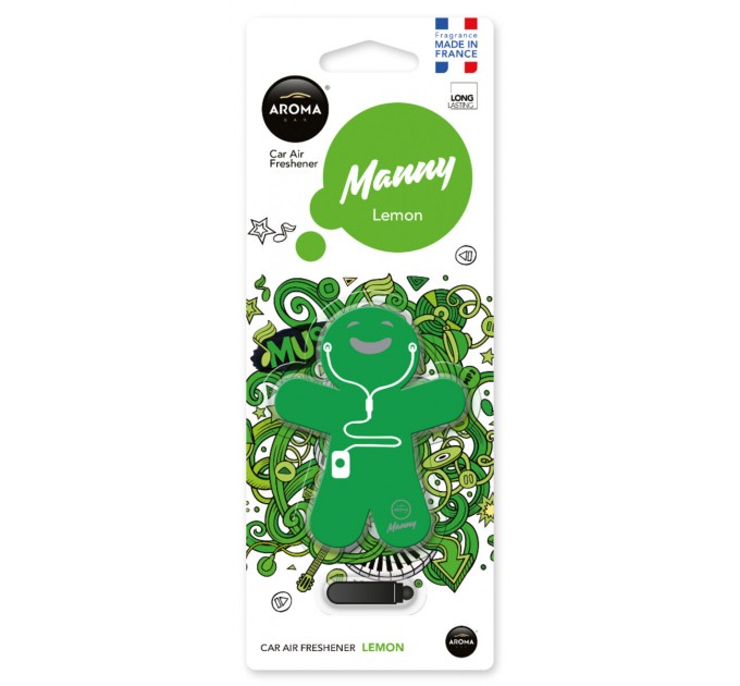 Ароматизатор Aroma Car Manny Lemon сухой, цена: 125 грн.