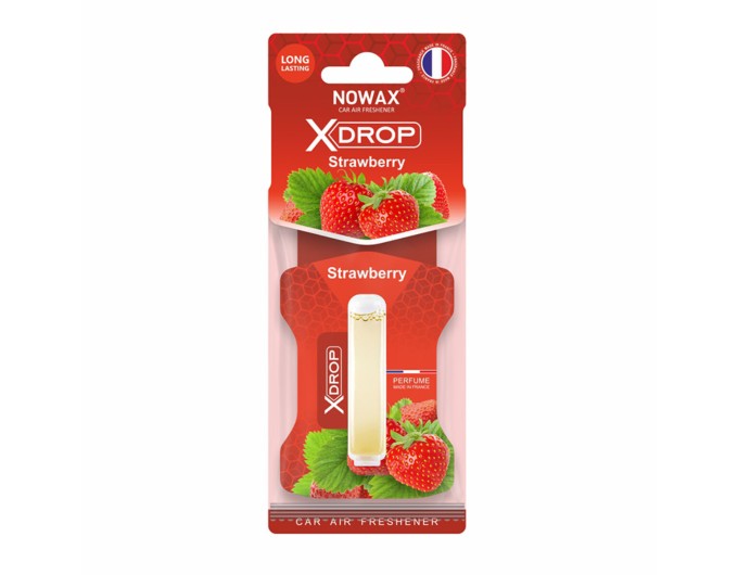 Ароматизатор целюлозний з капсулою Nowax серія X Drop - Strawberry, ціна: 67 грн.