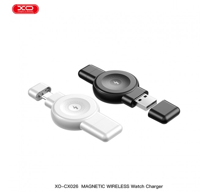 Беспроводное зарядное устройство XO CX026 Watch Wireless Charger Apple/Samsung USB/Type-C черный, цена: 259 грн.