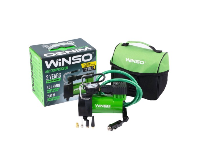 Компресор автомобільний Winso 7Атм 35л/хв 150Вт, ціна: 830 грн.